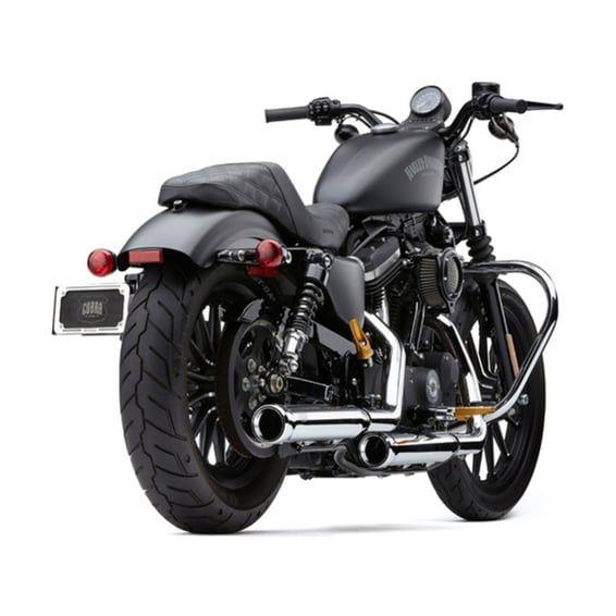 NH series 3" slip-on mufflers. Chrome