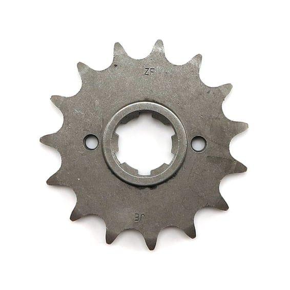 steel front sprocket. 15 teeth