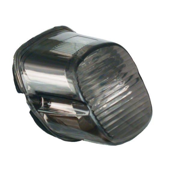 Laydown taillight lens. Light smoke