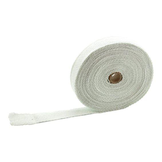 Exhaust insulating wrap. 1" wide white