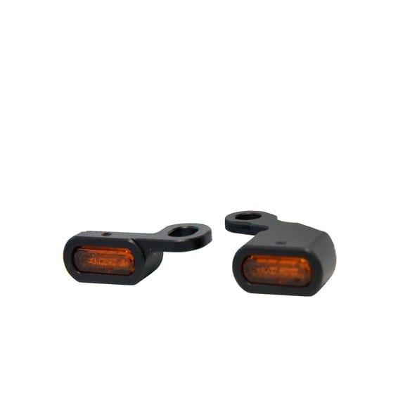 Fastline, below bar LED turn signal set. Black