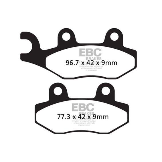 Organic brake pads