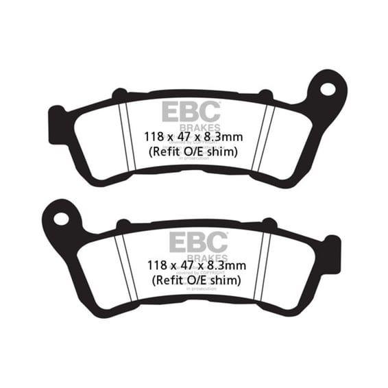 Organic brake pads