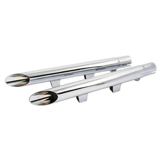 2" Drag Pipe slip-on extension set chrome