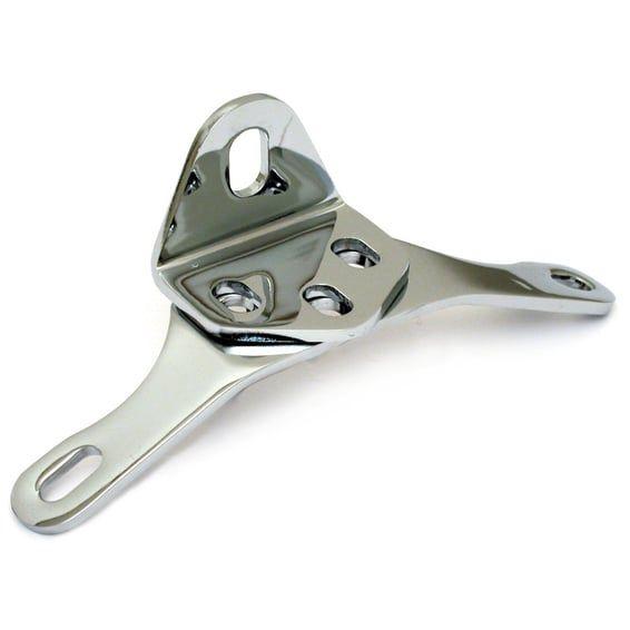 OEM style top motor mount. Chrome