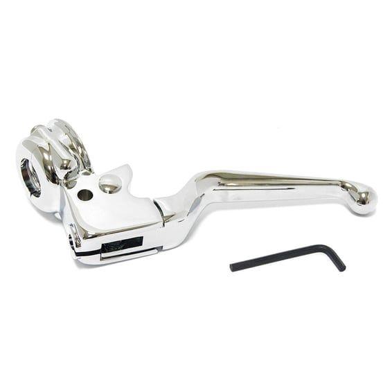 Clutch lever assembly. Chrome