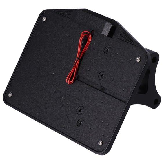 license plate bracket kit. Black
