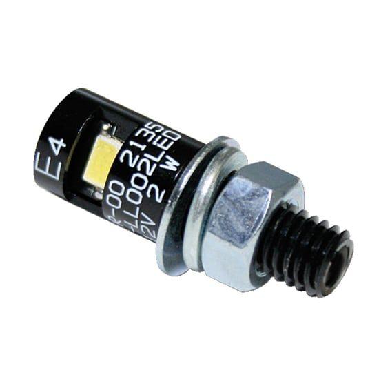 Burdett, LED license plate mount bolt. Black