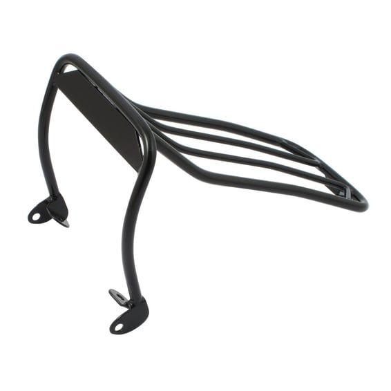 Luggage rack, for bobbed rear fender. Black