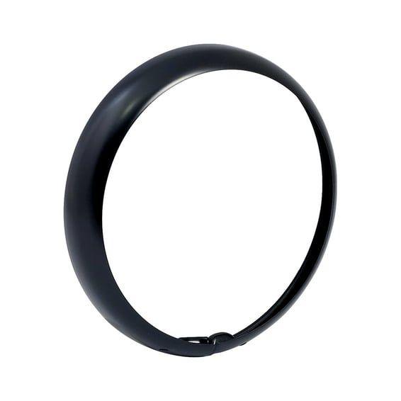 Outer trim ring, 7" hydra headlamp. Satin black
