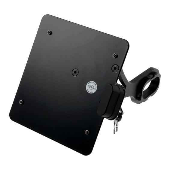 side mount license plate bracket, black. Germany