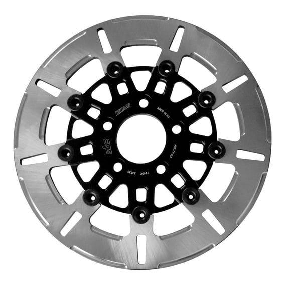 by SBS, '9-spoke' brake rotor rear. Clear