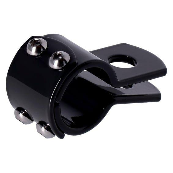 3-piece clamp 1-1/8". Black steel