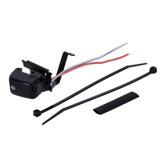 Left turn, handlebar switch. Black