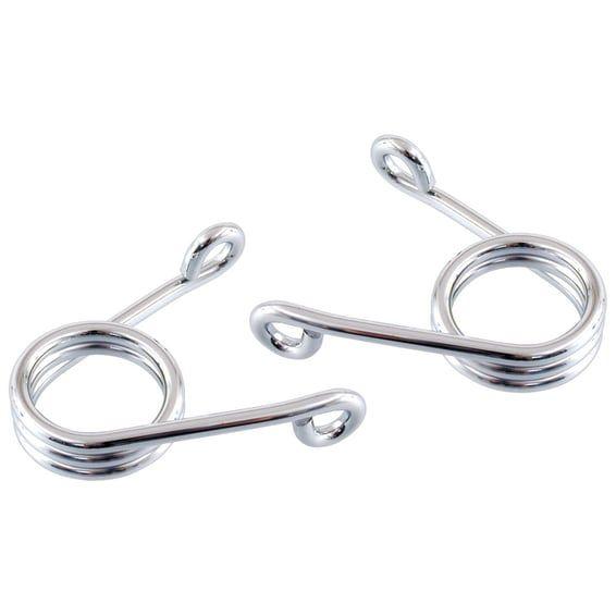 Scissor solo seat spring, chrome 3"