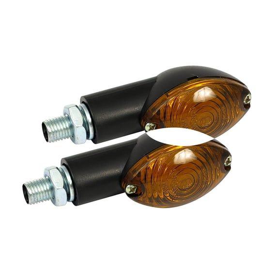 Cateye mini turn signals 20mm stem, black with dark lens
