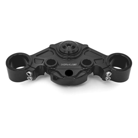 Wolf One Gen II billet Bagger top clamp. Black
