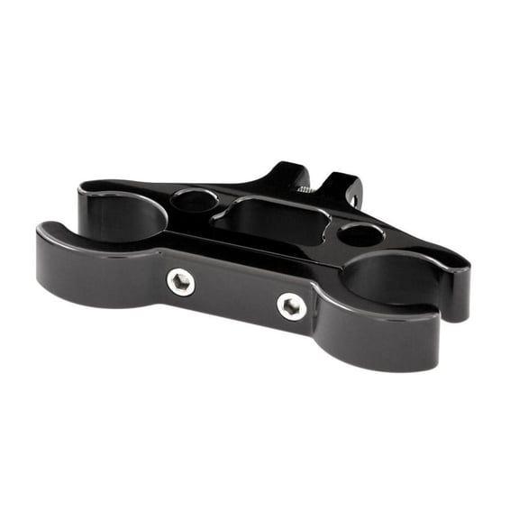 T-bar 3" (76mm) extension clamp. Black