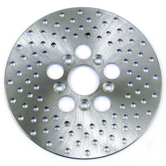 Brake rotor drilled OEM style. 10"