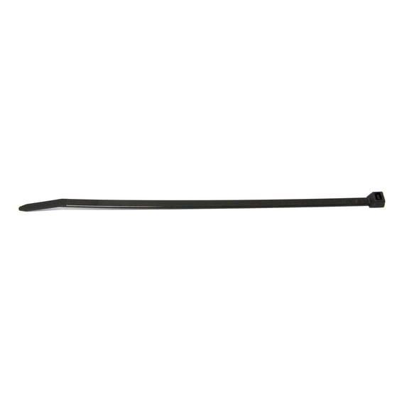 cable straps. 8" (20cm). Black