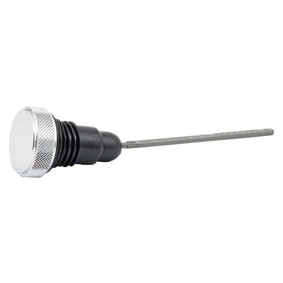 Oil tank fill plug. Chrome
