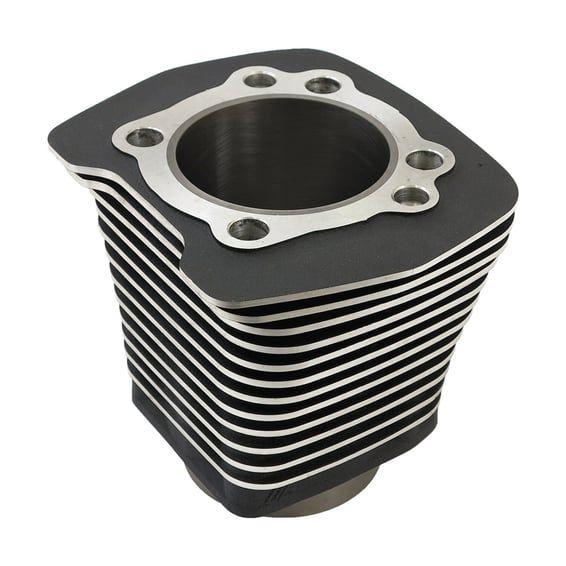 Replacement cylinder 80" Evo, front/rear. Black