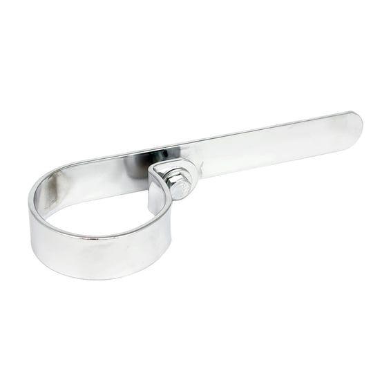 Muffler P-clamp 2-1/2" chrome
