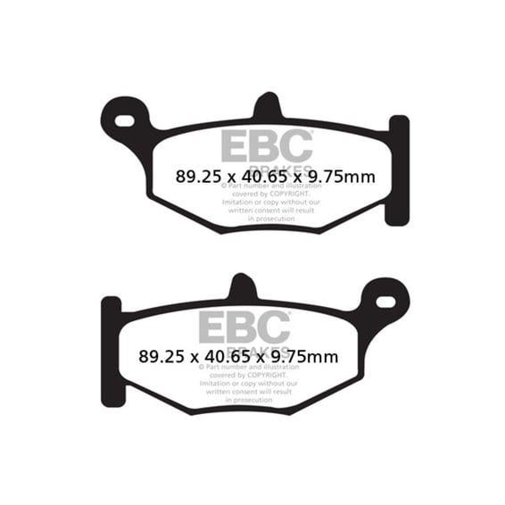 Organic brake pads