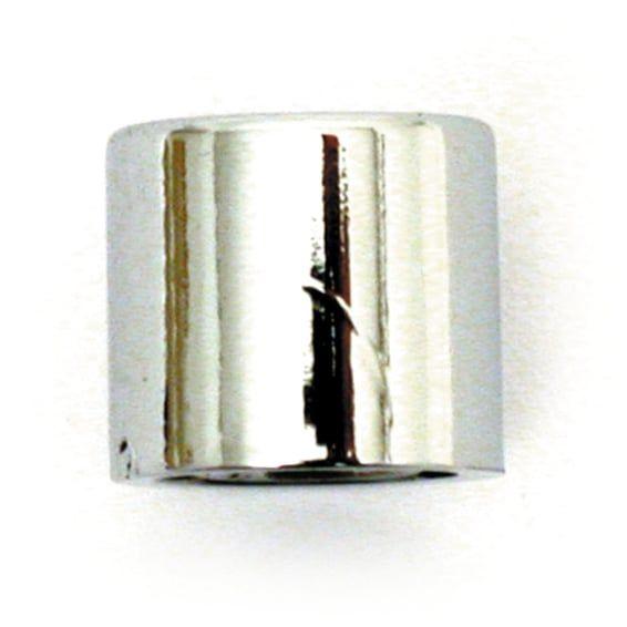 Button cap handlebar switch, long. Chrome