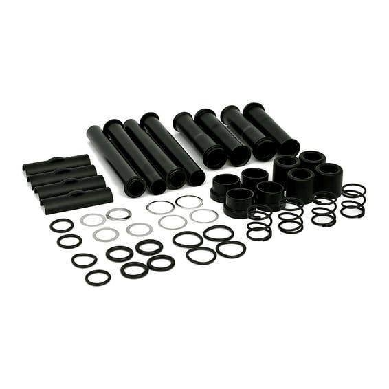 Complete 91-03 XL multiple-parts pushrod cover kit. Black