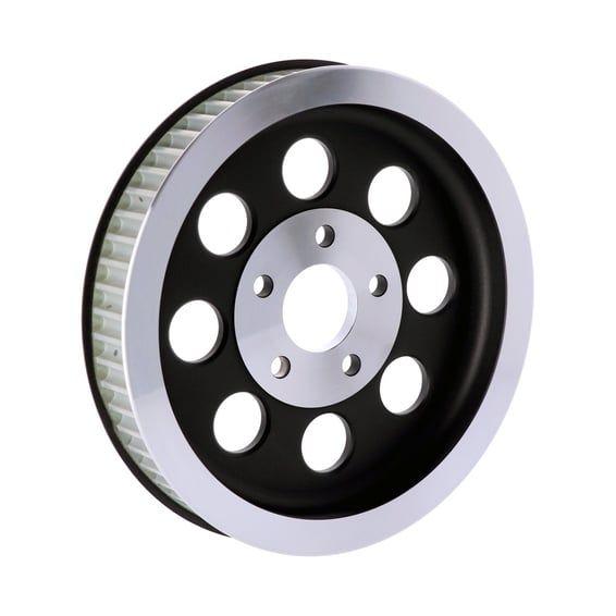 Reproduction OEM style wheel pulley 61t, 1-1/2" belt. Black