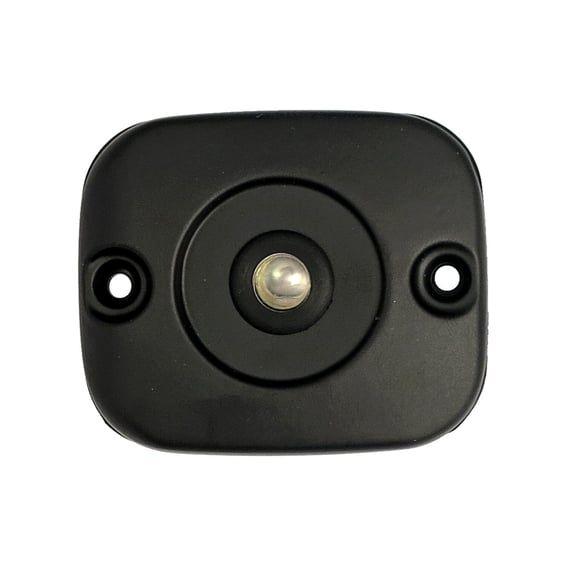 Master cyl cover, for sight glass, black