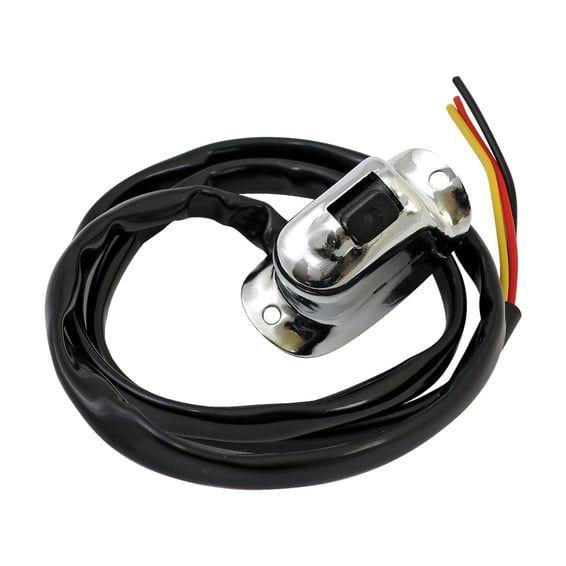 Early style handlebar light switch, Hi/Low. Chrome