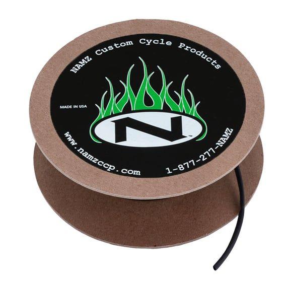 NAMZ, heat shrink tube. 25ft roll, 1/8" (3.18mm). Black