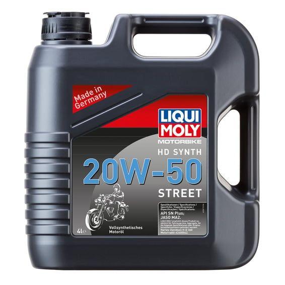 HD synthetic 20W-50 Street motor oil. 4 liter