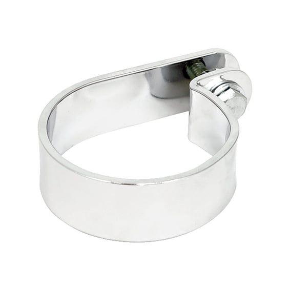 Muffler P-clamp 2-1/2" chrome