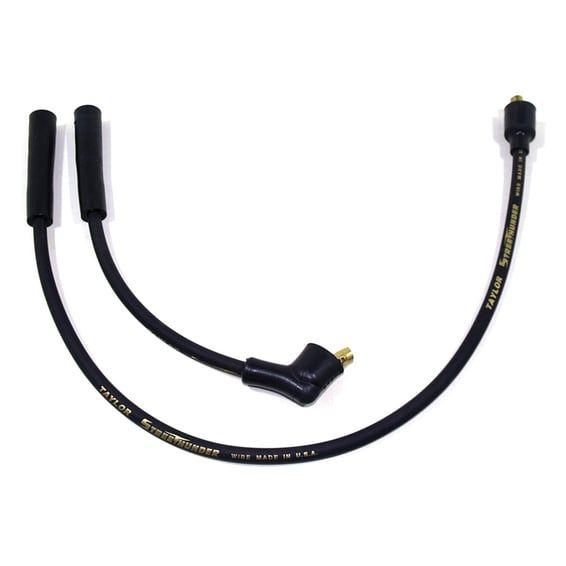 8mm Street Thunder spark plug wire set. Black