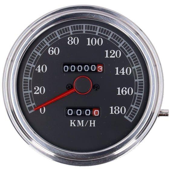 FL speedometer, '85-up face', black. 2:1 kmh