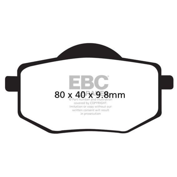 Organic brake pads
