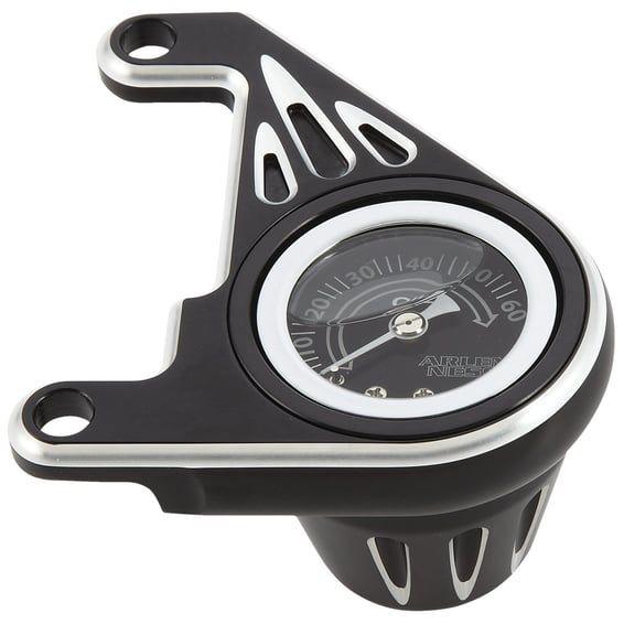 oil pressure gauge kit. Deep Cut, black