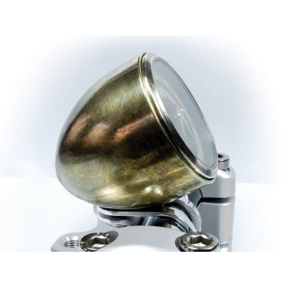Tiny mount cup 'Vintage Brass' 1". Black