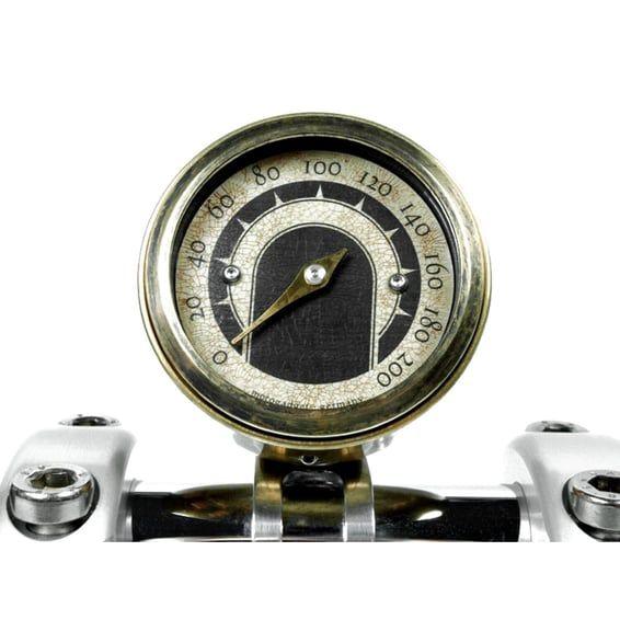 Tiny mount cup 'Vintage Brass' 22mm. Black