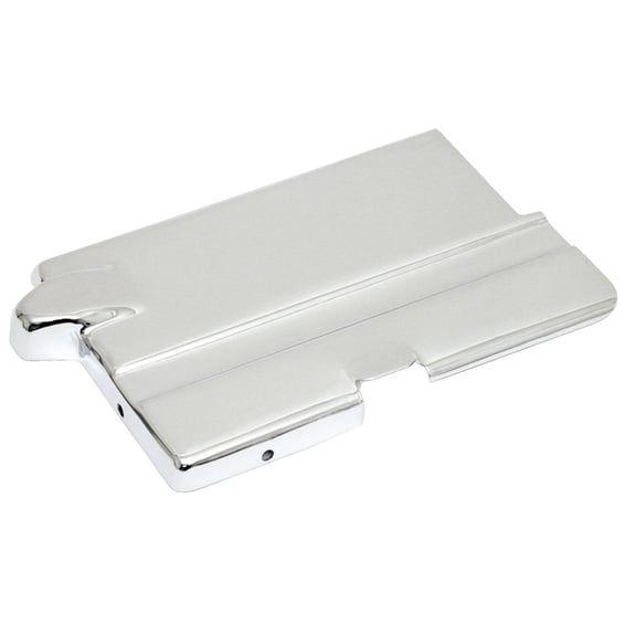 Battery top cover. Chrome