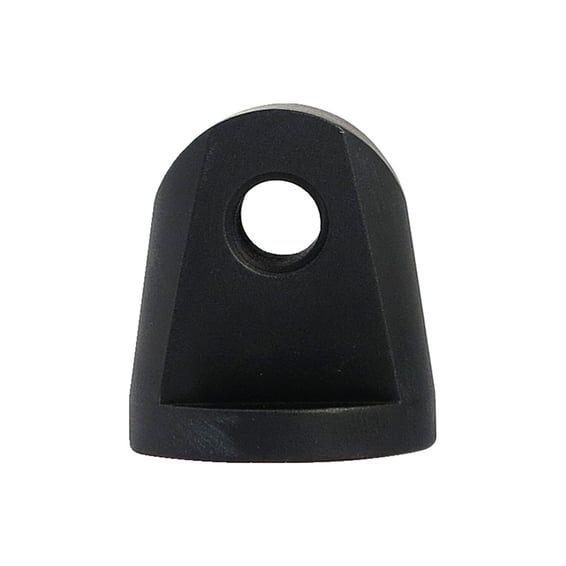 Straight cone headlamp mount block. Black