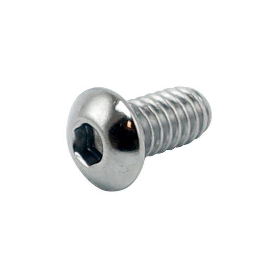 3/8-16 x 1-3/4 button head allen bolts chrome