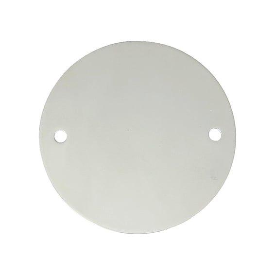 Flat point cover. Chrome