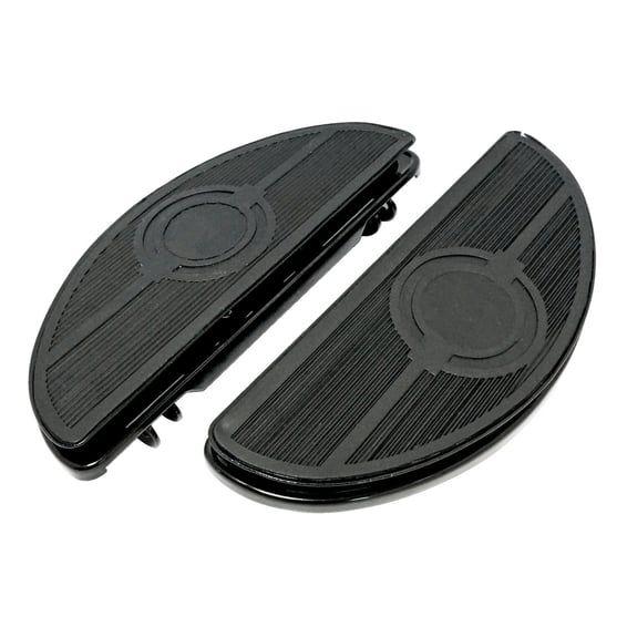 Oval early style floorboards. with dampers. Black