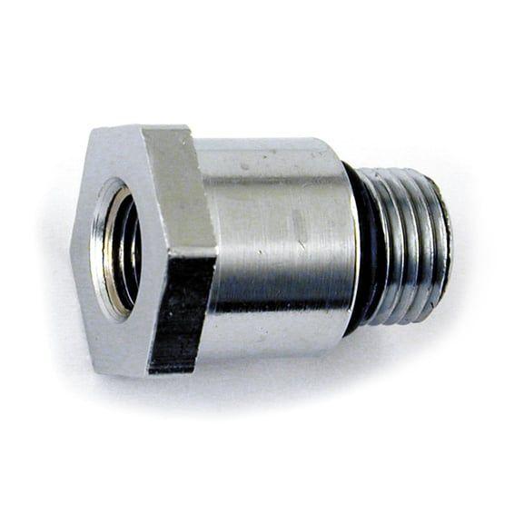 1/2-20 oil gauge fitting to crankcase. Stainless