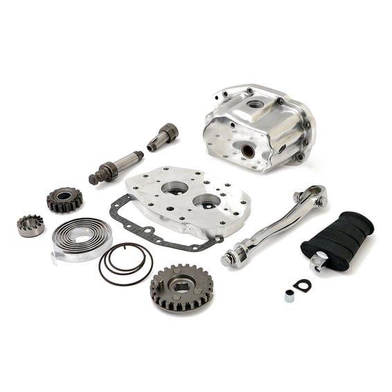 Kickstart kit, 5-speed. Polished