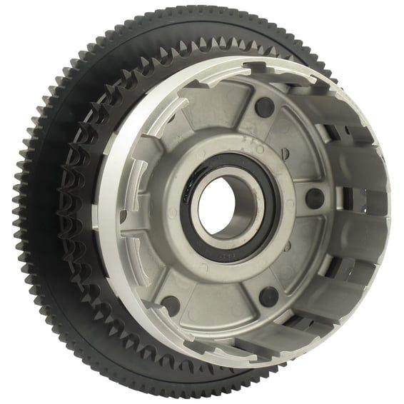 Clutch shell with sprocket